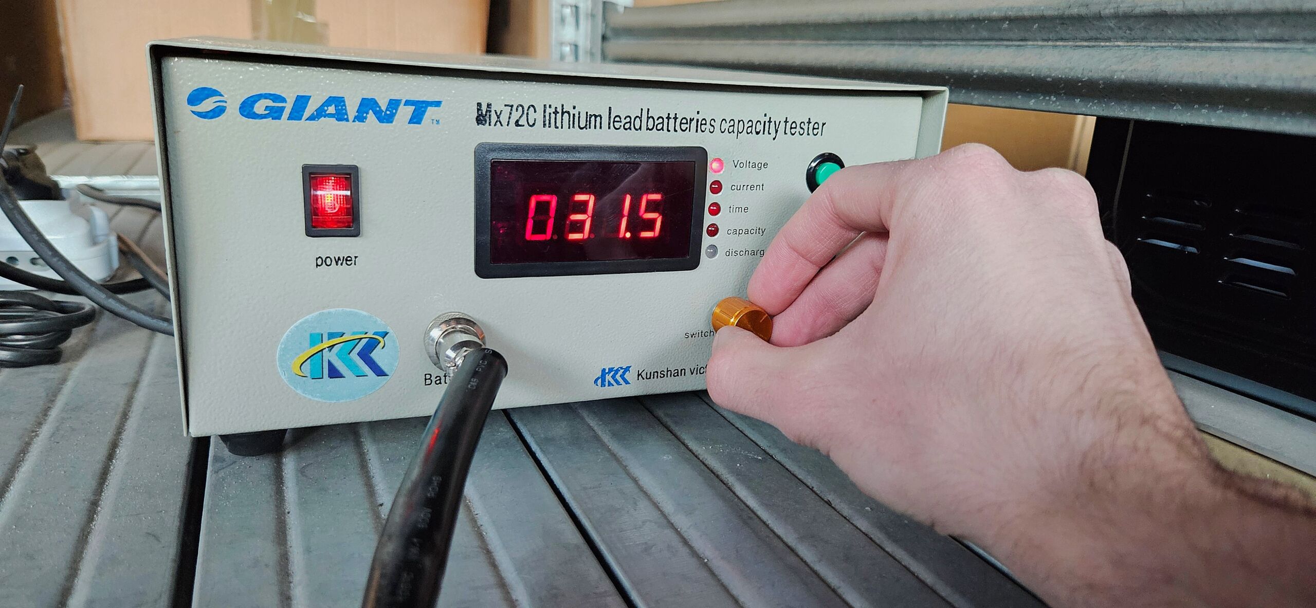 tester batterie giant